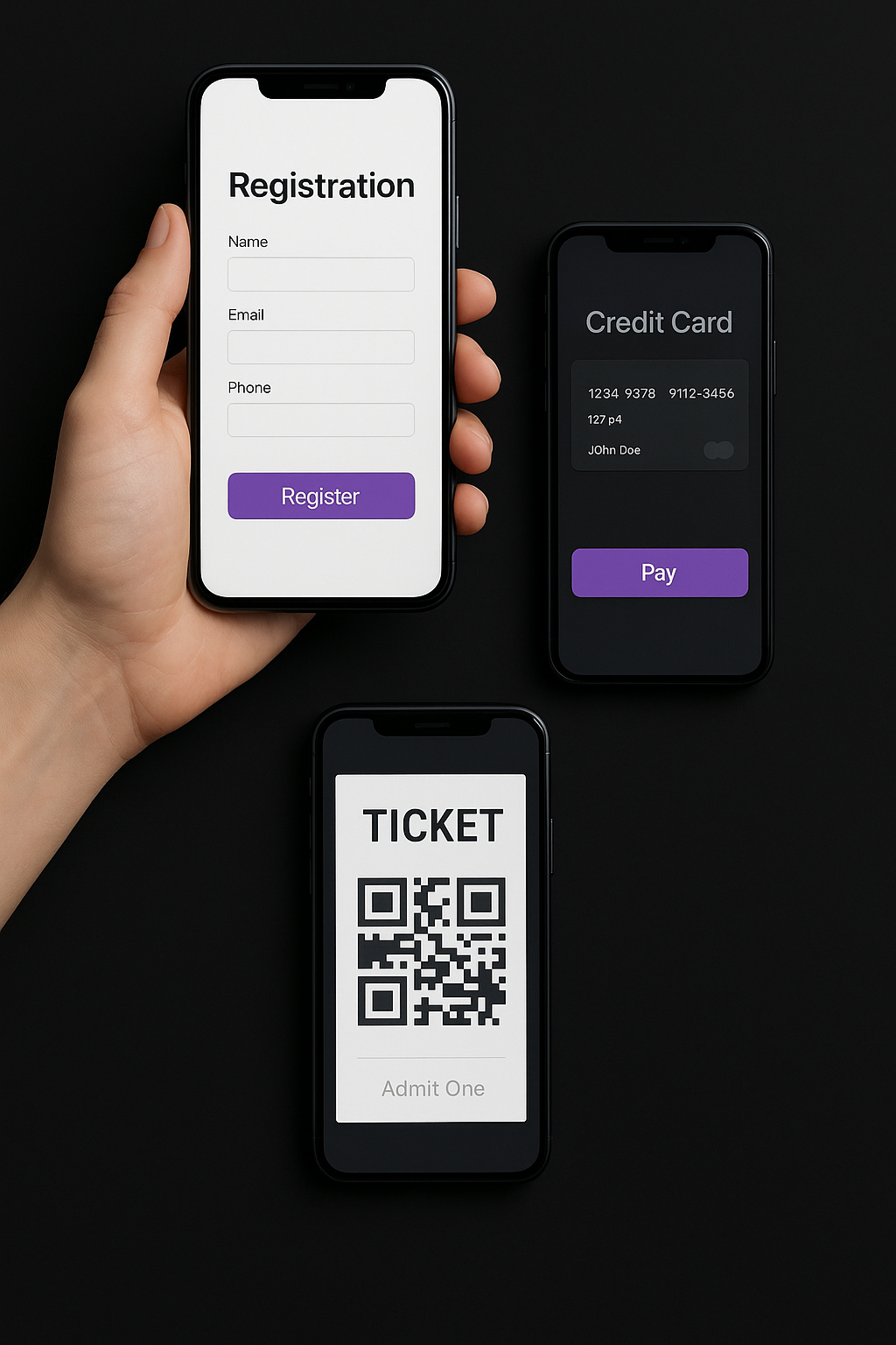 Formulaires d'inscription